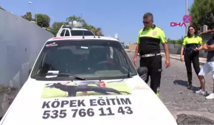 Antalya Otomobilde Aç, Susuz ve Havasız Bırakılan Köpeği Polis Kurtardı Hd