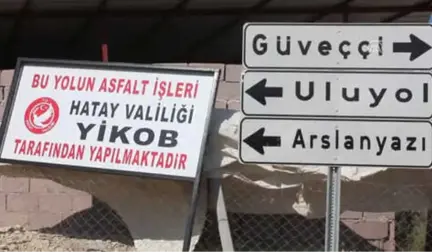 Yayladağı'nda Asfaltlama Çalışması