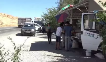 Mardin ile Batman Arasında 1050 Rakımda Ayran Keyfi