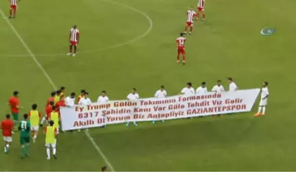 Sivasspor - Gaziantepspor Maçında Trump'a Tepki