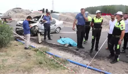 Samsun Ehliyetine El Koyulan Sürücü, Otomobille Üst Geçide Çarptığı Kazada Öldü Hd