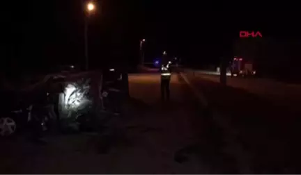 Isparta Otomobiller Çarpıştı 1 Ölü, 2 Yaralı