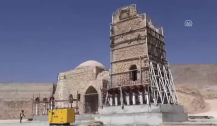 İmam Abdullah Zaviye ve Minaresi Yeni Yerine İndirildi