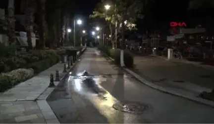 Muğla Fırtına Uyarısıyla Bodrum'da Hayat Erken Bitti