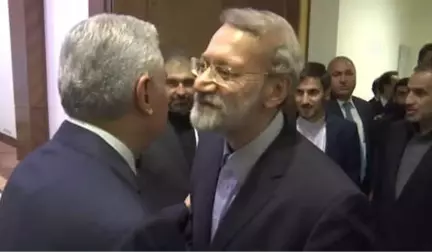 TBMM Başkanı Yıldırım, İran Meclis Başkanı Laricani ile Görüştü