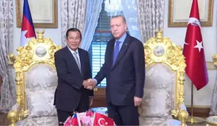 Cumhurbaşkanı Erdoğan, Kamboçya Başbakanını Hun Sen'i Kabul Etti