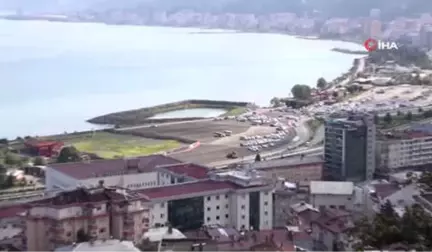 Rize'nin Sahil Otoparkı ve Toplu Taşıma Merkezi Açıldı