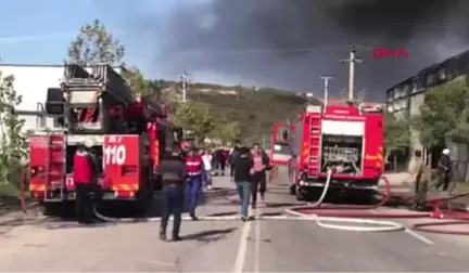 Sakarya Adapazarı'nda Fabrika Yangını