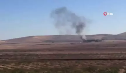 Süleyman Şah Türbesi Yakınındaki Sınır Karakoluna Saldırı... Yükselen Dumanlar Kamerada