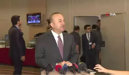 Dışişleri Bakanı Çavuşoğlu: (Yaptırım Kararının Kaldırılması) 