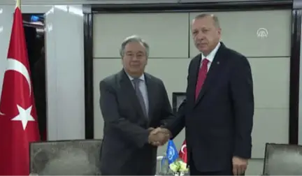 Cumhurbaşkanı Erdoğan, BM Genel Sekreteri Guterres ile Görüştü