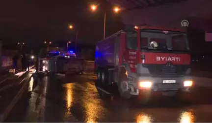 Başkentte Virajı Alamayan Minibüs Devrildi: 5 Yaralı