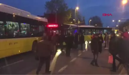 İstanbul- Tramvay Kazası Sonrası Ek Sefer Otobüsü Arızalandı