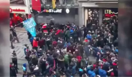 İstanbul- Trabzonspor Taraftarlarının Gs Store'a Saldırısı Kamerada