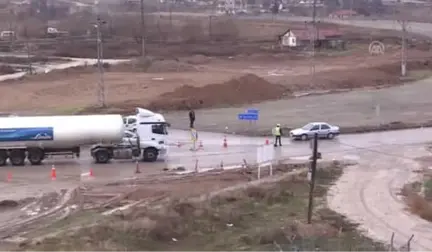 Kırıkkale-Kayseri Kara Yolundaki Göçük