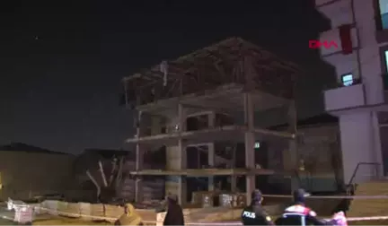 İstanbul-Sultanbeyli'de İnşaatta Çökme