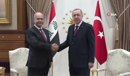 Cumhurbaşkanı Erdoğan, Iraklı Mevkidaşı ile Görüştü