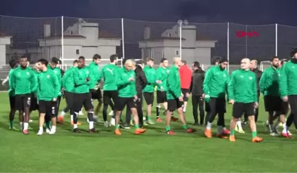 Spor Bursaspor'da Neşeli Çalışma