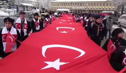 Eskişehir'de Sarıkamış Yürüyüşü