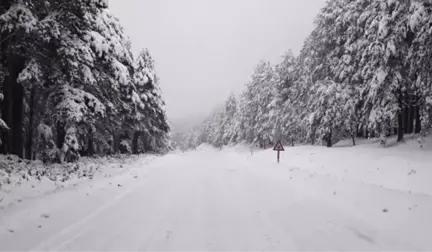 Balıkesir'de Kar Yağışı