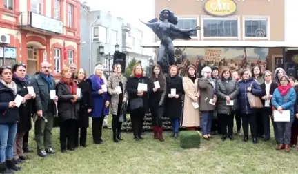 Kadın Cinayetleri Edirne'de Protesto Edildi - Edirne