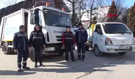 Eskişehir Çöp Kamyonu Şoförü Kadınlar, Sokak Sokak Gezip Çöp Topluyor