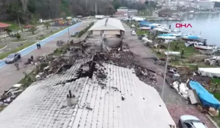 Sinop Milletvekili Maviş'ten, Yangın Çıkan Barınaklarda İnceleme