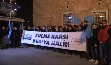 Çin'in Doğu Türkistan'daki Zulmü Protesto Edildi