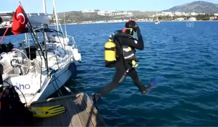 Muğla'da Deniz Dibi Temizliği