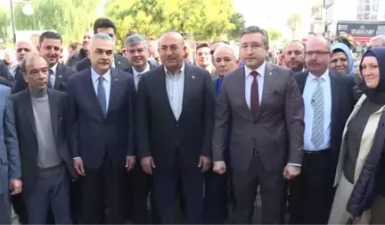 Çavuşoğlu, Esnaf Ziyaretinde Bulundu