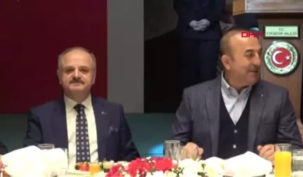 Eskişehir Bakan Çavuşoğlu Kandil'deki Teröristlerin Bir İttifakın İçerisinde Olmasını Hazmedemiyoruz