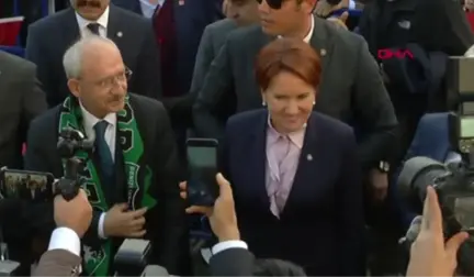 Denizli Kemal Kılıçdaroğlu ve Meral Akşener İlk Ortak Miting İçin Denizli'de-Tamamı Ftp'de