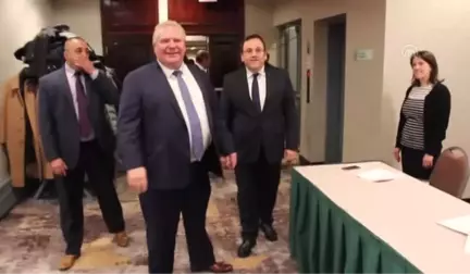 Kanada'nın Ontario Eyaleti Başbakanı Türk Toplumu ile Buluştu