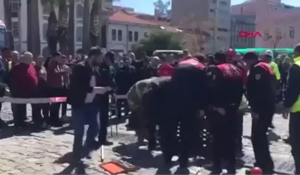 İzmir Mazgala Giren Adamı İtfaiye Çıkardı