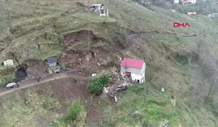 Giresun Kaya Düşmesi Korkusuyla Yaşıyorlar