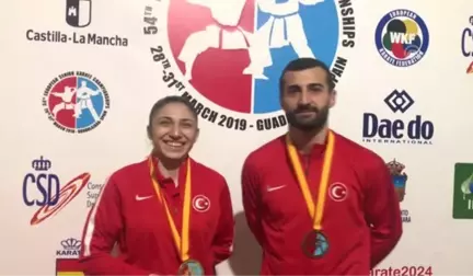 Karatede Aktaş ve Çoban'ın Avrupa Şampiyonluğu Gururu