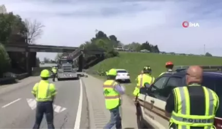 ABD'de Otoyoldaki Beton Köprüde Çökme: 1 Yaralı