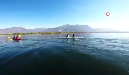 Deniz Kaplumbağalarının Korunmasına Dikkat Çekmek İçin 25 Bin Metre Kürek Çekecekler