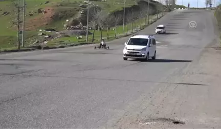 Siirtli Genç, Motosiklet Motoruyla Gokart Yaptı