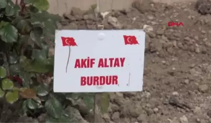 Burdur'da Şehitlere Vefa