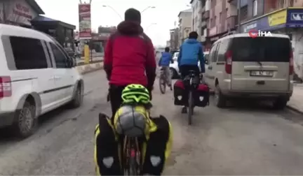 İspanya'dan Yola Çıktılar, Ağrı'ya Geldiler...bisikletli Gezginler Dünyayı Geziyor