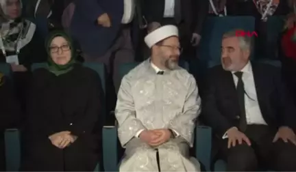 İstanbul-Diyanet İşleri Başkanı Prof. Dr. Ali Erbaş 4. Aile Forumu'na Katıldı