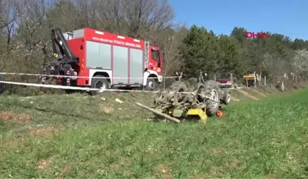 Bolu Devrilen Traktörün Altında Kalarak Öldü