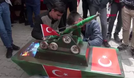 Van Lise Öğrencisi, İnsansız Mini Tank Yaptı