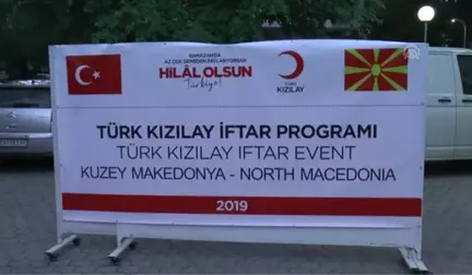 Türk Kızılaydan Kuzey Makedonya'da İftar Programı