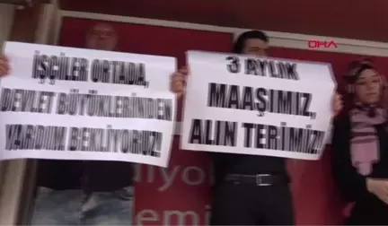 Konya Kapanan Özel Hastanenin Çalışanlarından Maaş Eylemi