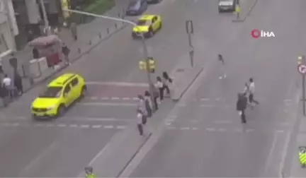 Şişli'de Feci Kaza Kamerada