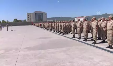 Jandarma uzman erbaş adaylarının terörle mücadele yemini