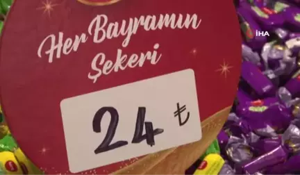 Tezgahlarda hurmaların yerini bayram şekerleri aldı