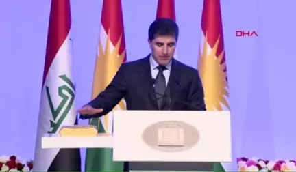 DHA DIŞ - IKBY Başkanı Neçirvan Barzani yemin etti